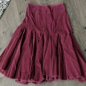 FreePeople high-waisted, dusty rose skirt
